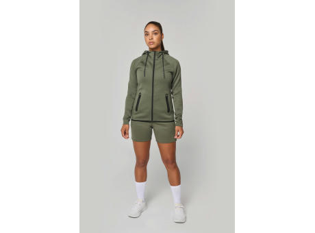 Chaqueta de chándal performance con capucha mujer