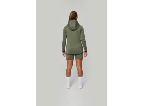 Chaqueta de chándal performance con capucha mujer