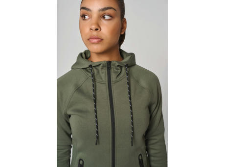 Chaqueta de chándal performance con capucha mujer