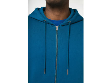Sudadera ecorresponsable con cremallera y capucha unisex