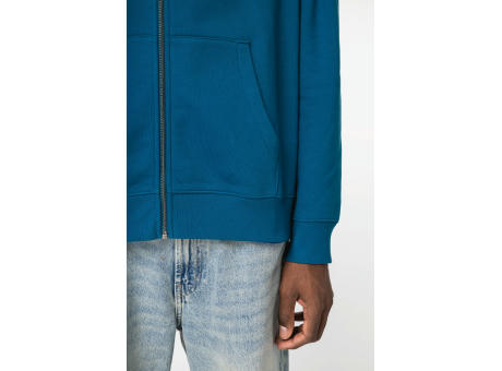 Sudadera ecorresponsable con cremallera y capucha unisex