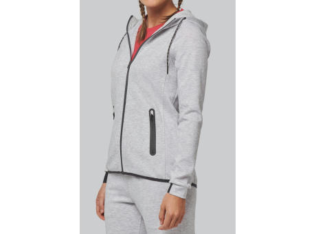 Chaqueta de chándal performance con capucha mujer