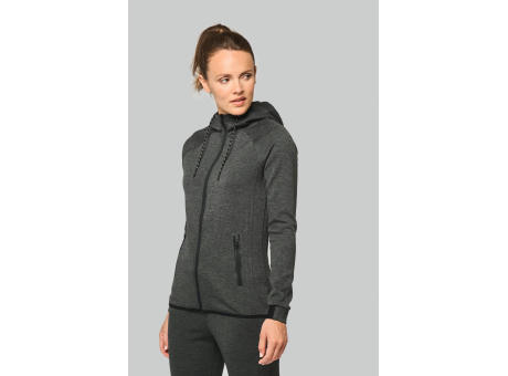 Chaqueta de chándal performance con capucha mujer