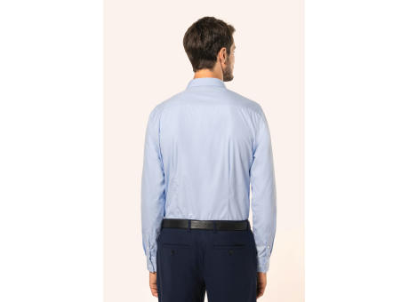 Camisa popelina manga larga hombre
