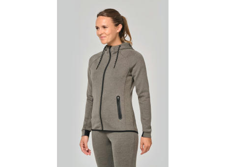 Chaqueta de chándal performance con capucha mujer
