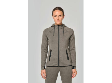 Chaqueta de chándal performance con capucha mujer