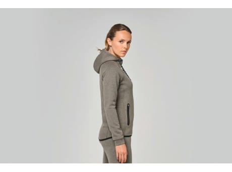 Chaqueta de chándal performance con capucha mujer