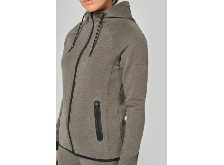 Chaqueta de chándal performance con capucha mujer