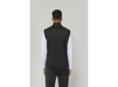 Chaleco deportivo bimaterial unisex