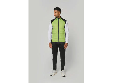 Chaleco deportivo bimaterial unisex