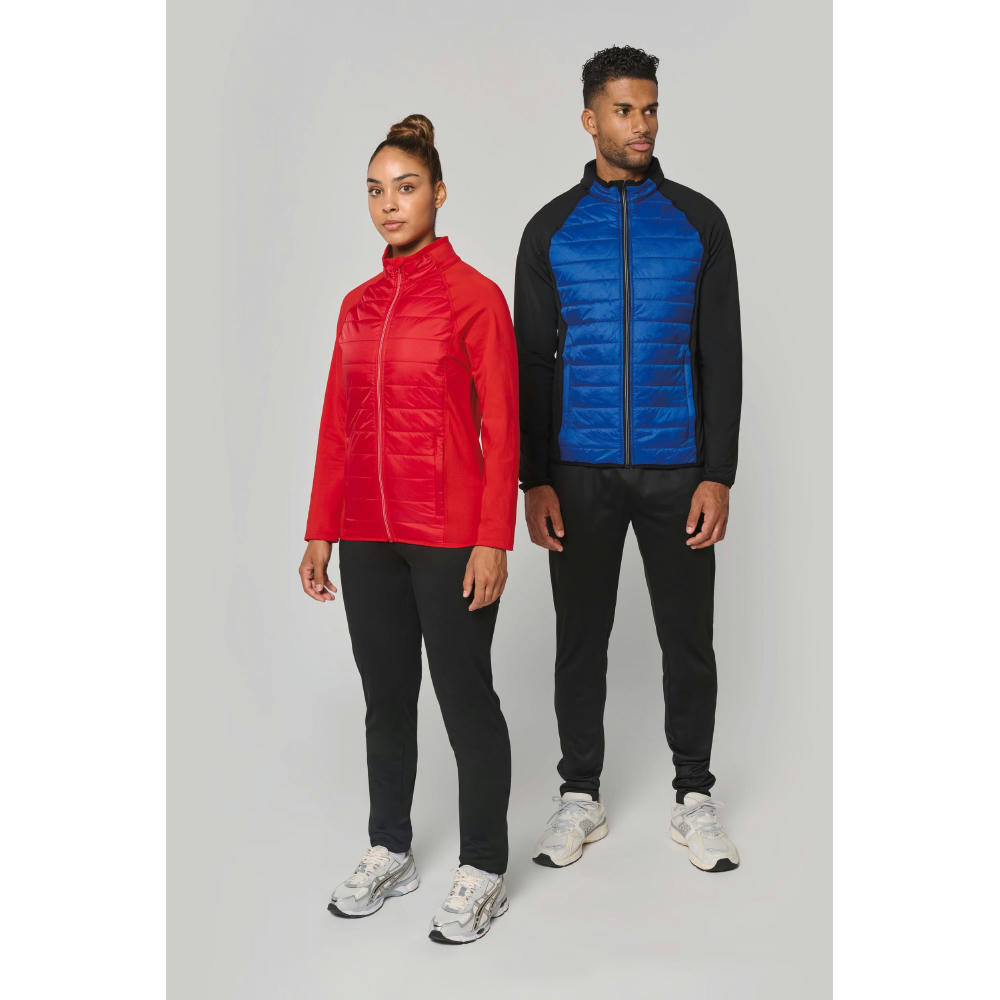 Chaqueta deporte bimaterial unisex