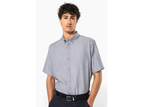 Camisa oxford manga corta hombre