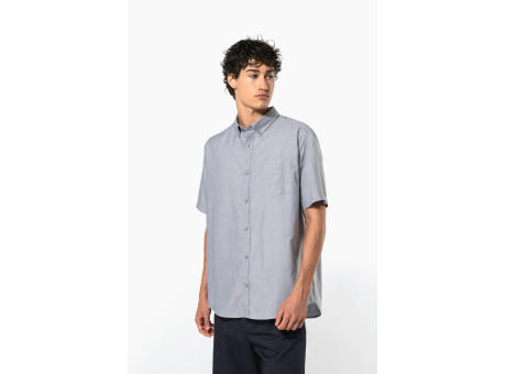 Camisa oxford manga corta hombre