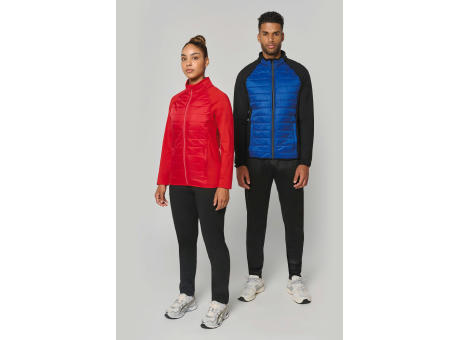 Chaqueta deporte bimaterial unisex