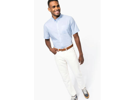 Camisa oxford manga corta hombre