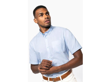 Camisa oxford manga corta hombre