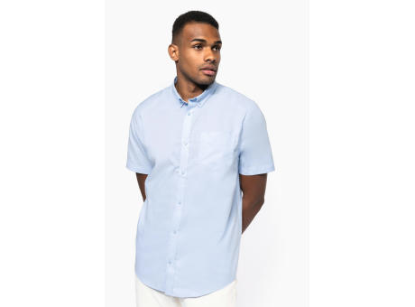 Camisa oxford manga corta hombre