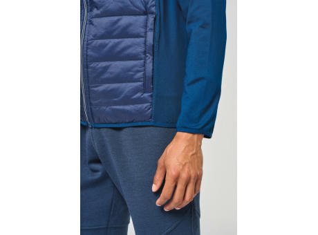 Chaqueta deporte bimaterial unisex