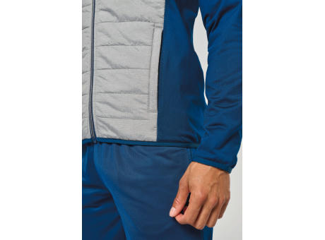 Chaqueta deporte bimaterial unisex