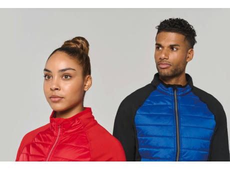 Chaqueta deporte bimaterial unisex