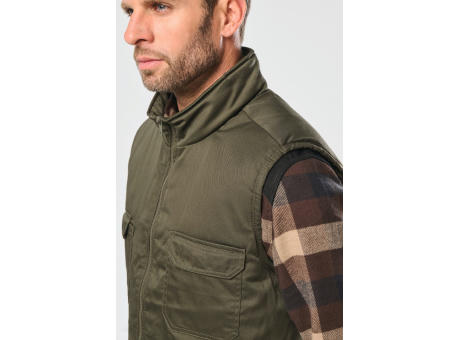 Chaleco polialgodón multibolsillos acolchado - Unisex
