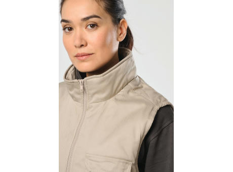 Chaleco polialgodón multibolsillos acolchado - Unisex