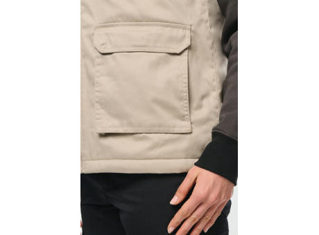 Chaleco polialgodón multibolsillos acolchado - Unisex