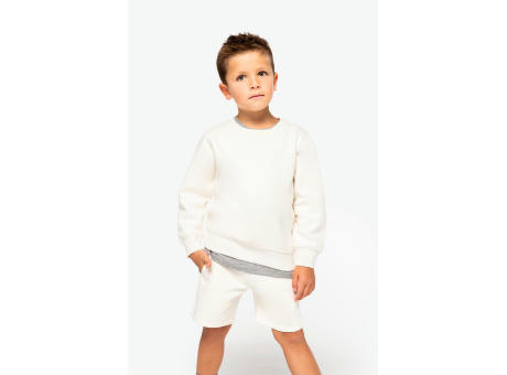 Sudadera ecorresponsable cuello redondo infantil