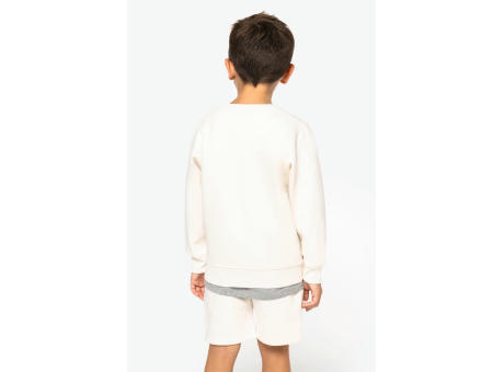 Sudadera ecorresponsable cuello redondo infantil