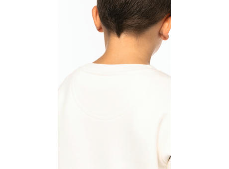 Sudadera ecorresponsable cuello redondo infantil