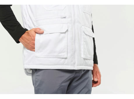 Chaleco polialgodón multibolsillos acolchado - Unisex