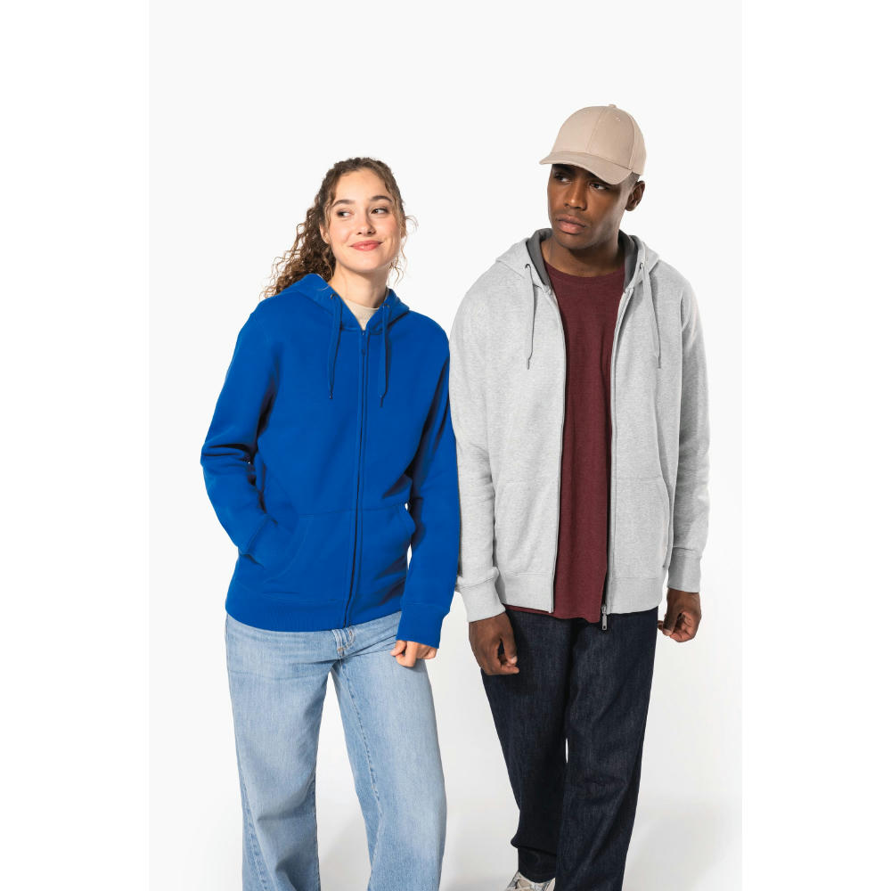 Sudadera capucha y cremallera