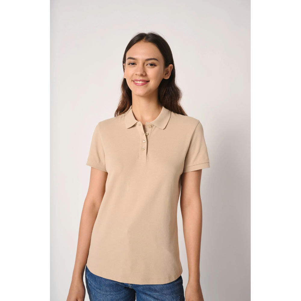 Polo punto piqué mujer