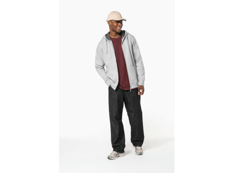 Sudadera capucha y cremallera