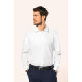 Camisa Oxford Pinpoint manga larga hombre