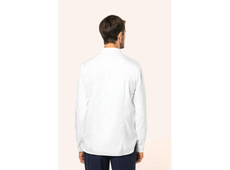 Camisa Oxford Pinpoint manga larga hombre
