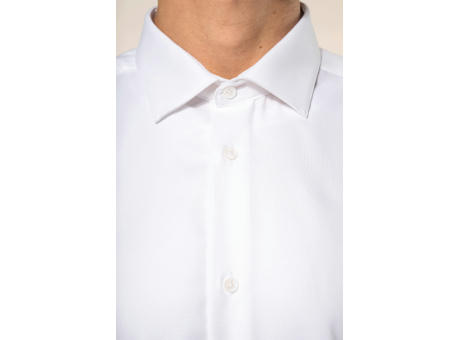 Camisa Oxford Pinpoint manga larga hombre