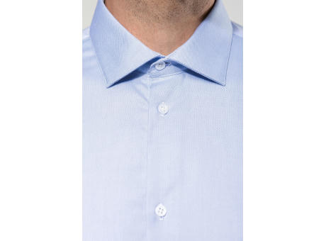 Camisa Oxford Pinpoint manga larga hombre