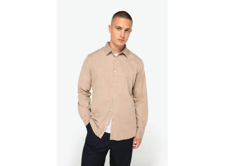 Camisa ecorresponsable efecto lavado hombre