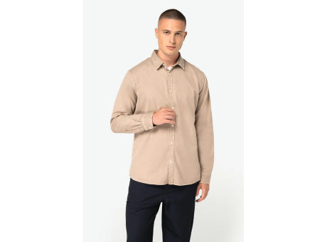 Camisa ecorresponsable efecto lavado hombre