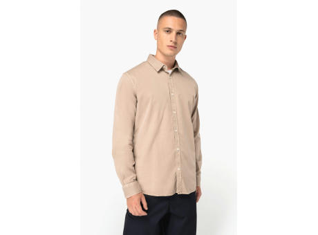 Camisa ecorresponsable efecto lavado hombre