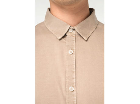 Camisa ecorresponsable efecto lavado hombre
