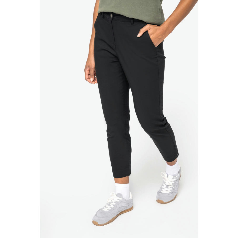 Pantalón chino 7/8 ecorresponsable mujer
