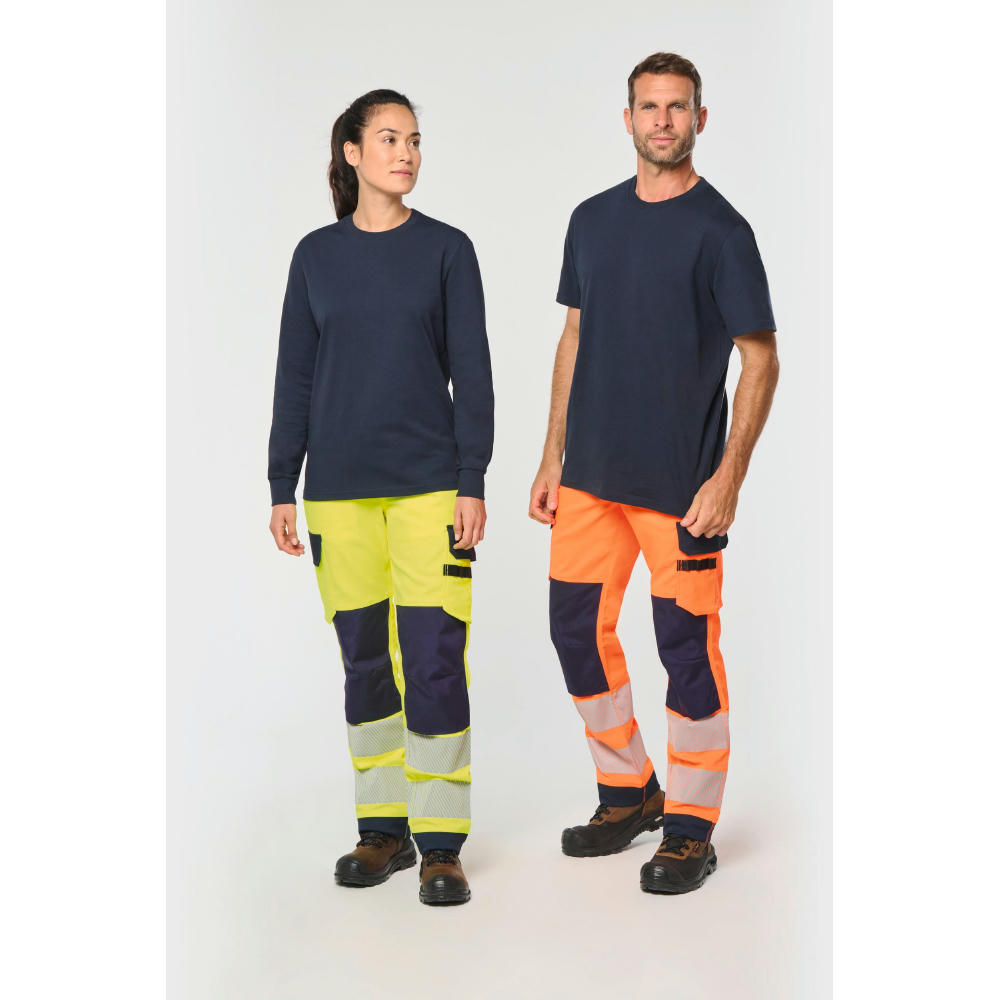 Pantalón de seguridad reciclado multibolsillos unisex