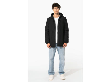 Parka con capucha reciclada unisex