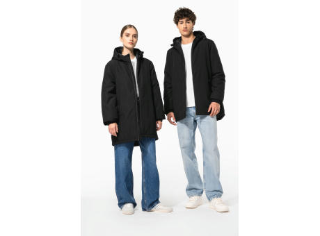 Parka con capucha reciclada unisex