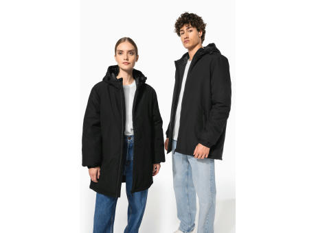Parka con capucha reciclada unisex