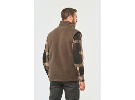 Chaleco polar con interior de sherpa unisex