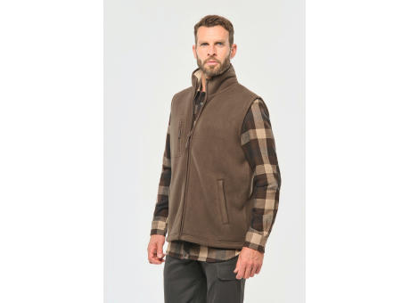 Chaleco polar con interior de sherpa unisex