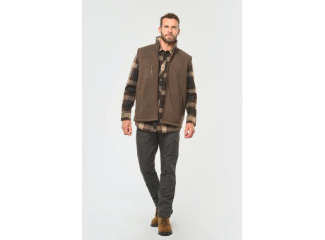 Chaleco polar con interior de sherpa unisex